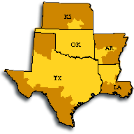 Arlington Texas Plant UPS map