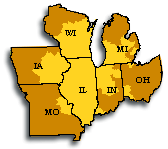 Chicago IL Plant UPS map