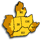 Dayton Ohio  Plant UPS map