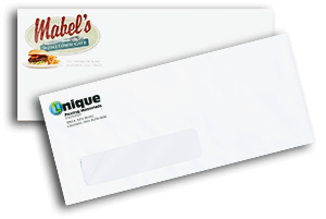 full color digitally printed envelopes